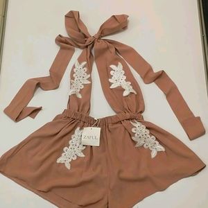 Zaful Halter Top Shorts